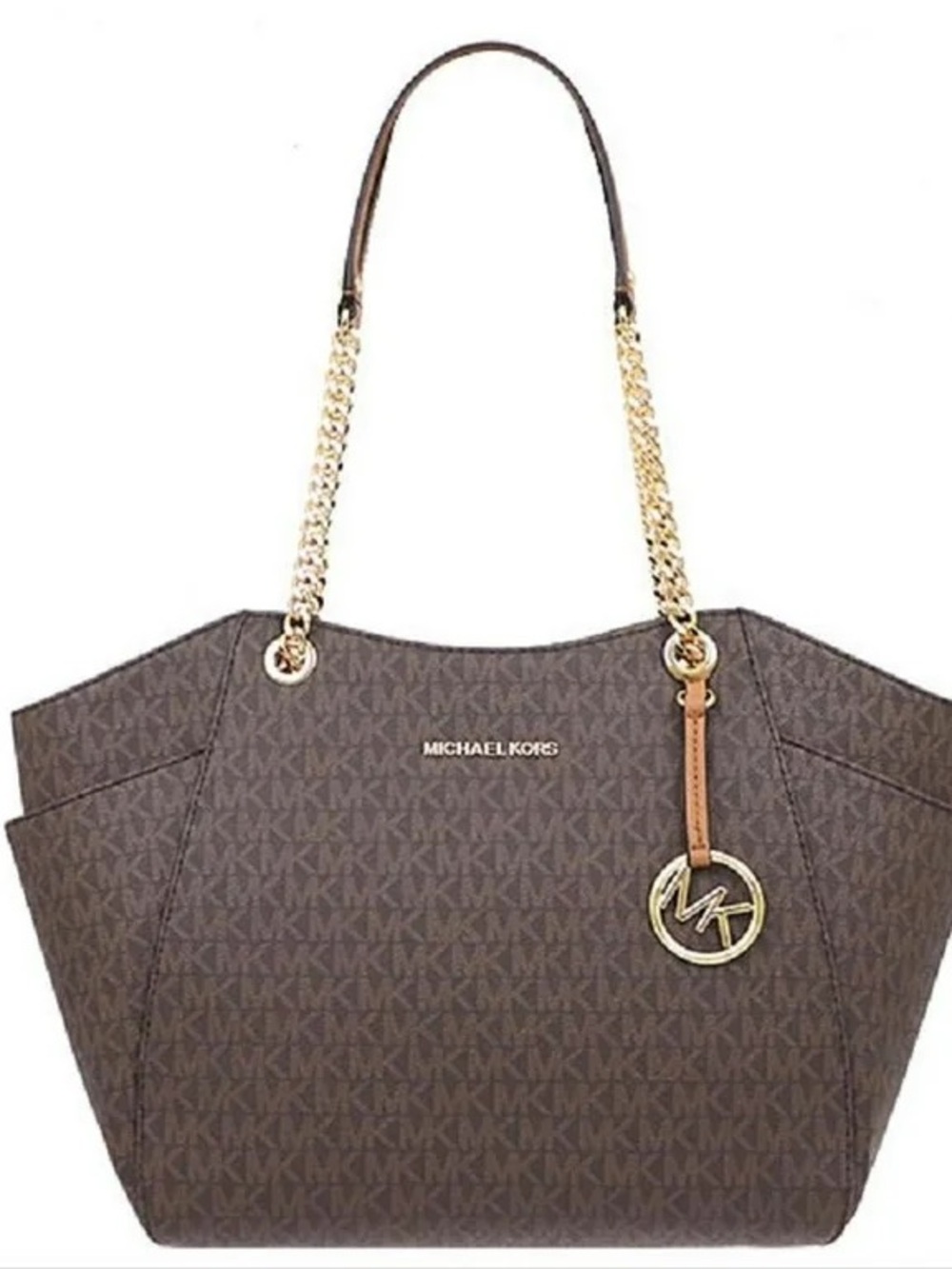 MICHAEL KORS Jet Set Large Signature Logo Shoulder Bag